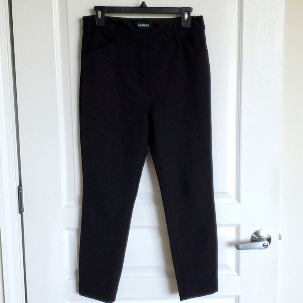 Express Black Skinny High Rise Pants Size 10S